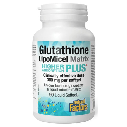 Natural Factors Glutathione LipoMicel Matrix 90 Softgels