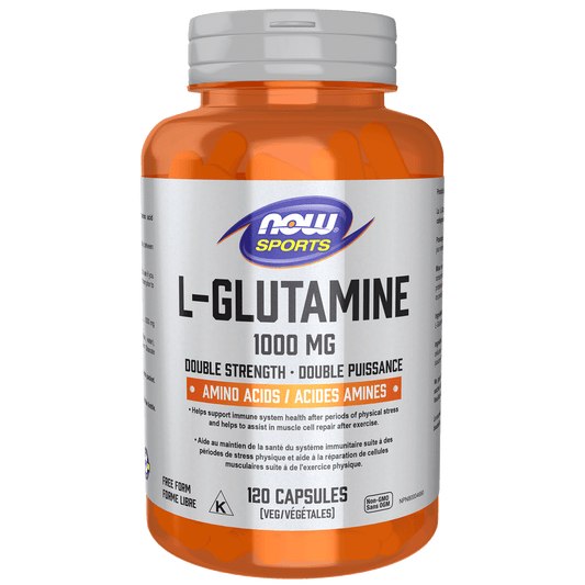 Now L-Glutamine 1000mg 120 Capsules