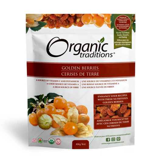 Organic Traditions Golden Berries 454g