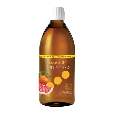 NutraSea Omega-3 + Vitamin D Grapefruit Tangerine 500ml