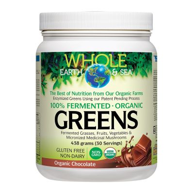 Whole Earth & Sea Organic 100% Fermented Greens Chocolate 438g