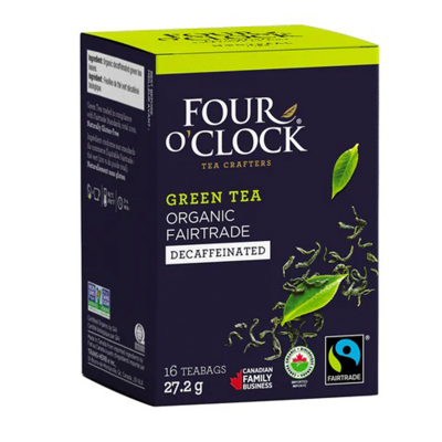 Four O'Clock Organic Green Decaf Tea