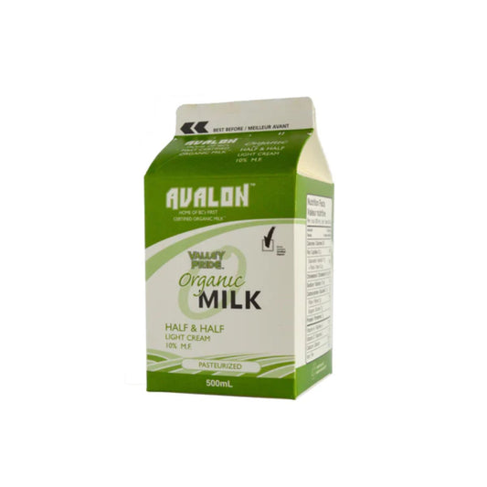 Avalon Organic Half & Half Cream 500ml Refrigerated