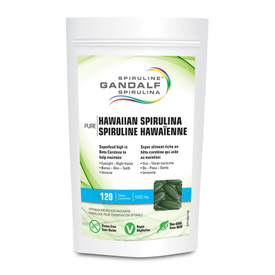 Hawaii Gandalf Spirulina 120 Tablets