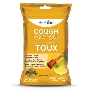 Herbion Cough Lozenges Honey Lemon 25