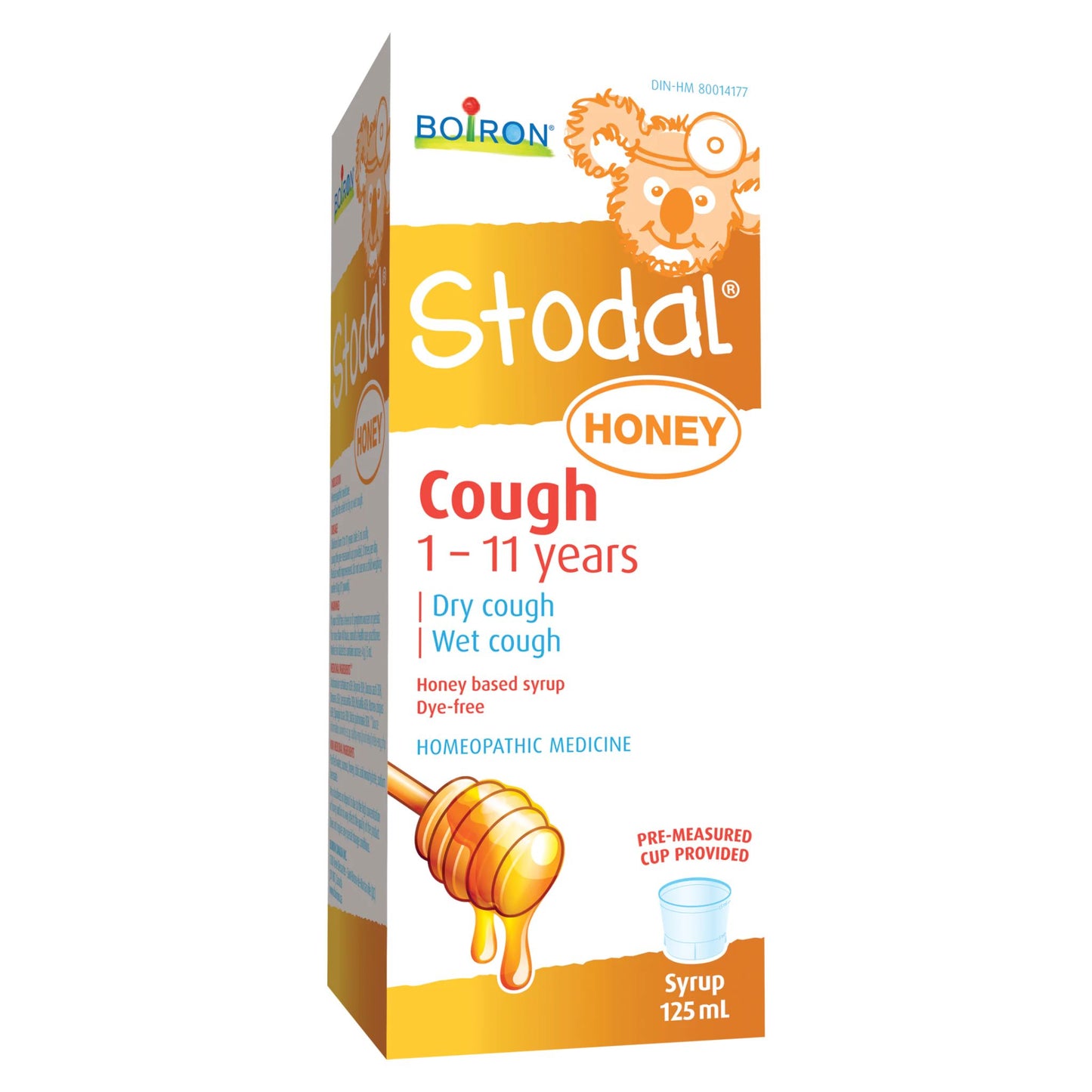 Boiron Stodal Kids 1-11 Honey Cough Syrup 125ml