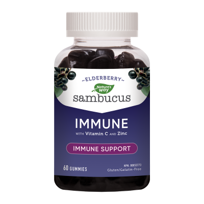 Nature's Way Elderberry Sambucus Immune Support 60 Gummies