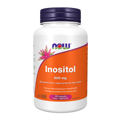 Now Inositol 500mg 100 Capsules