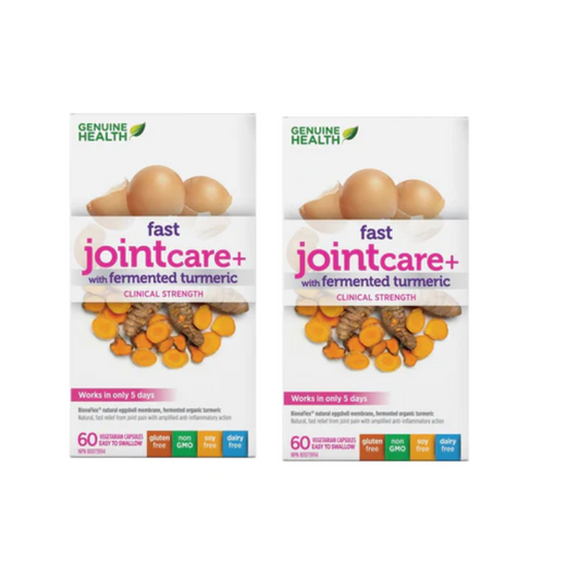 Genuine Health Fast Jointcare+ Fermented Turmeric 2 Pack 60 Capsules