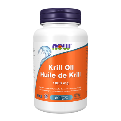 Now Krill Oil 1000mg 60 Soft Gels