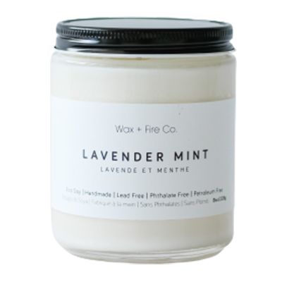 Wax + Fire Lavender Mint Soy Candle