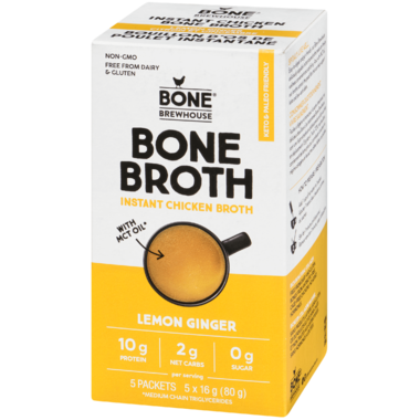 Bone Brew Lemon Ginger (5 Packets)