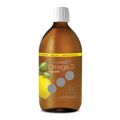 NutraSea Omega-3 High EPA- Lemon 500ml