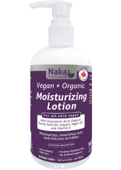 Naka Lotion Vegan + Organic Moisturizing Lotion 340ml