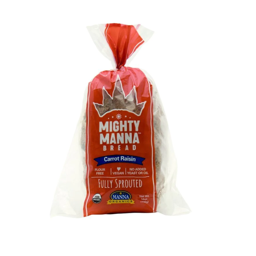 Manna Bread Carrot Raisin 400g Frozen