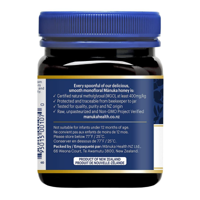 Manuka Honey Gold MGO 400 250g