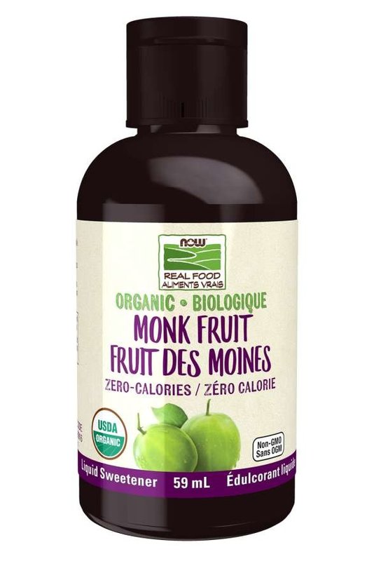 Now Organic Monk Fruit Liquid Sweetener 59ml