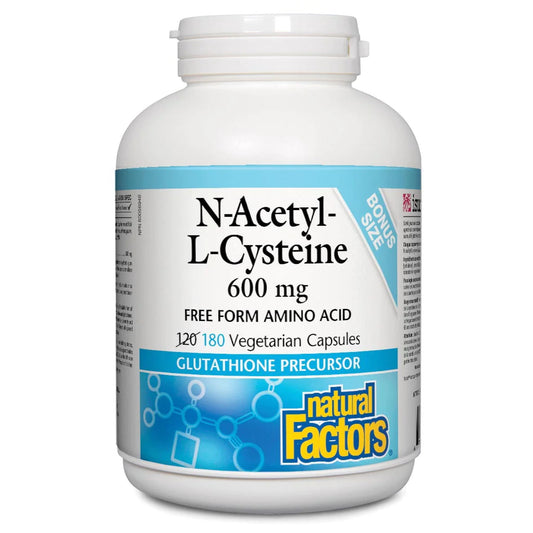 Natural Factors N-Acetyl-L-Cysteine 180 Capsules
