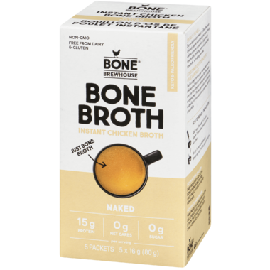 Bone Brew Naked Broth ( 5 Packets)