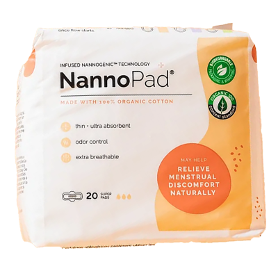 Nanno Pad Super Organic Cotton 20 Pads