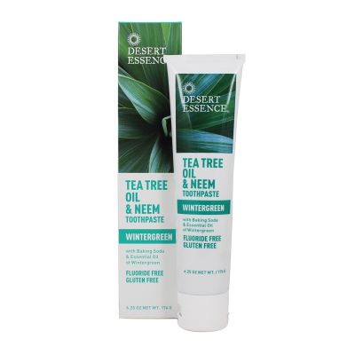 Desert Essence Tea Tree Neem Toothpaste (Wintergreen)