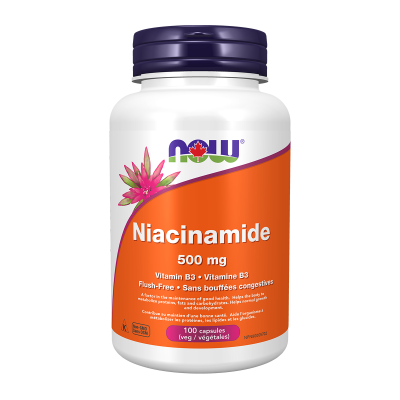 Now Niacinamide 500mg 100 Capsules