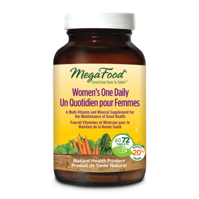 Mega Food Women's One Daily 72 Tablets