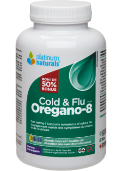 Platinum Naturals Cold & Flu Oregano-8 90 Capsules