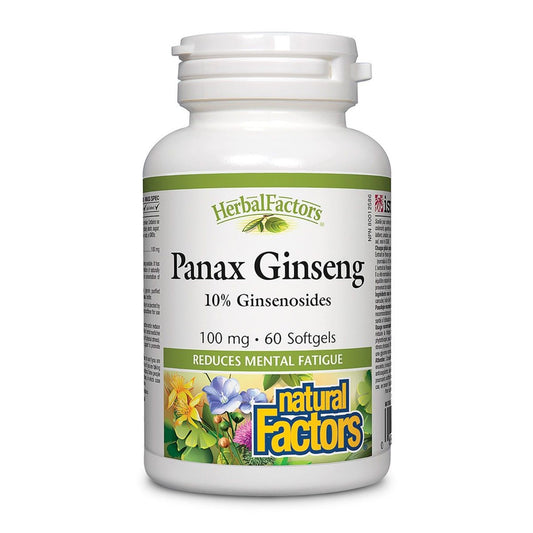 Natural Factors Panax Ginseng 60 Softgels