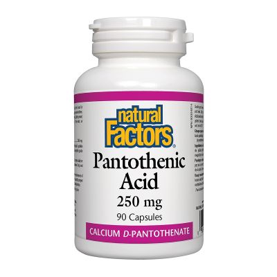 Natural Factors Pantothenic Acid 250mg 90 Capsules