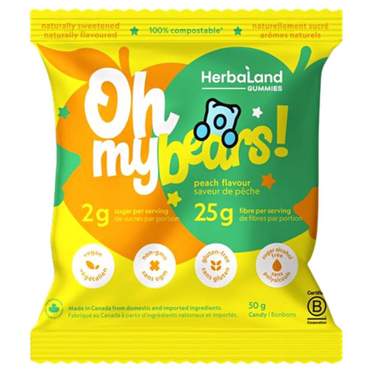 HerbaLand Oh My Bears Peach 50g