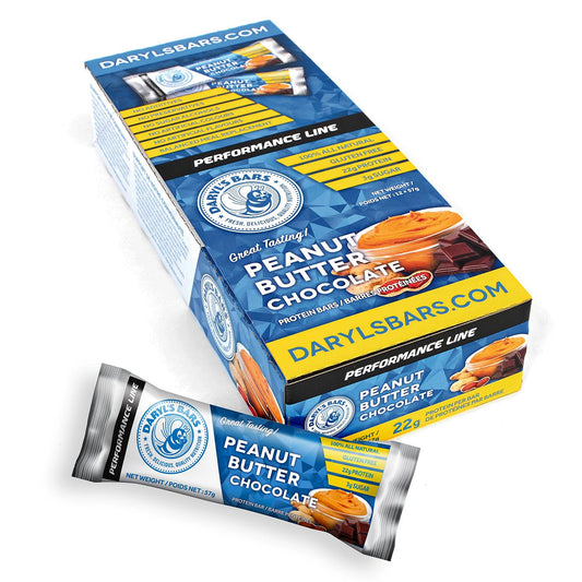 Daryl's Bars Peanut Butter Chocolate Protein Bar Refrigerated