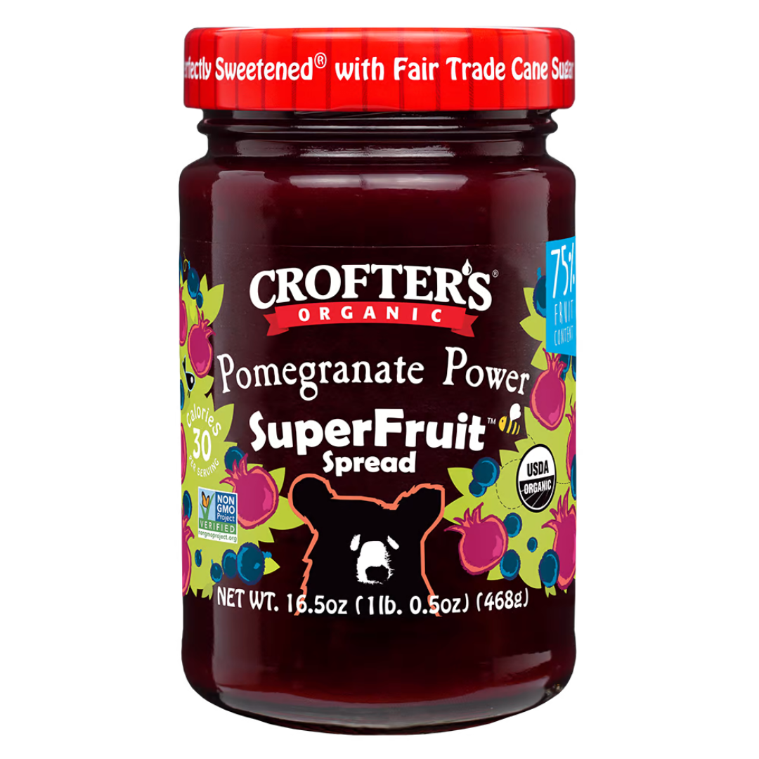 Crofters Pomegranate Power Superfruit Spread 383ml