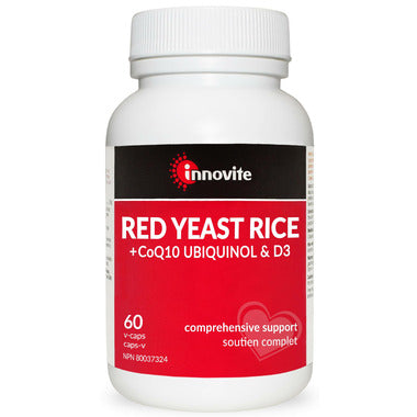 Innovite Red Yeast Rice + COQ10 & D3 60 Capsules