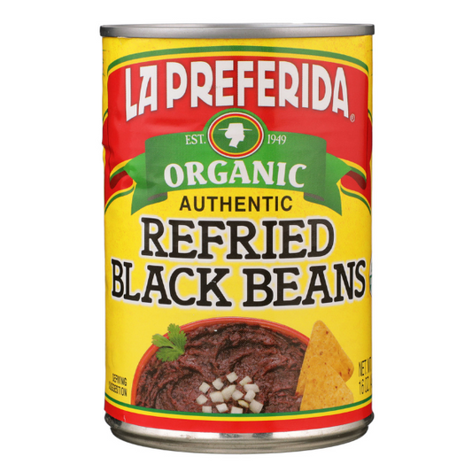 La Preferida Refried Black Beans (Organic) 398ml