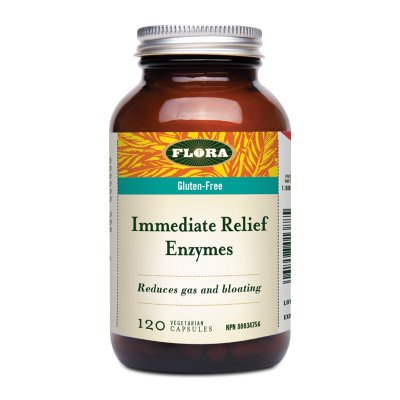 Flora Immediate Relief Enzyme 120  Caps