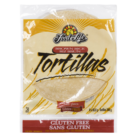 Food For Life Brown Rice Tortilla (6 pieces) Frozen