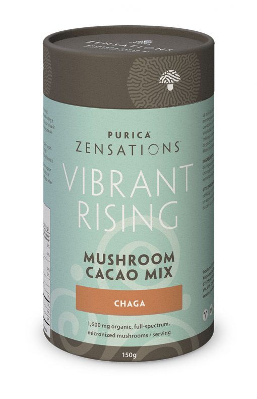 Purica Zensations Vibrant Rising Chaga Mushroom Cacao Mix 150g