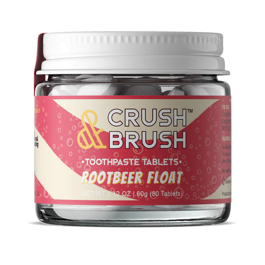 Crush & Brush Toothpaste Tablets Rootbeer Float 60G