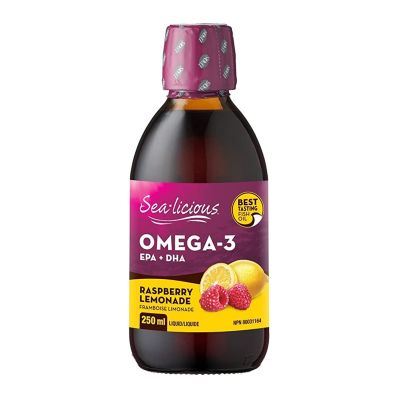 Sea Licious Omega 3-Raspberry Lemonade 250ml