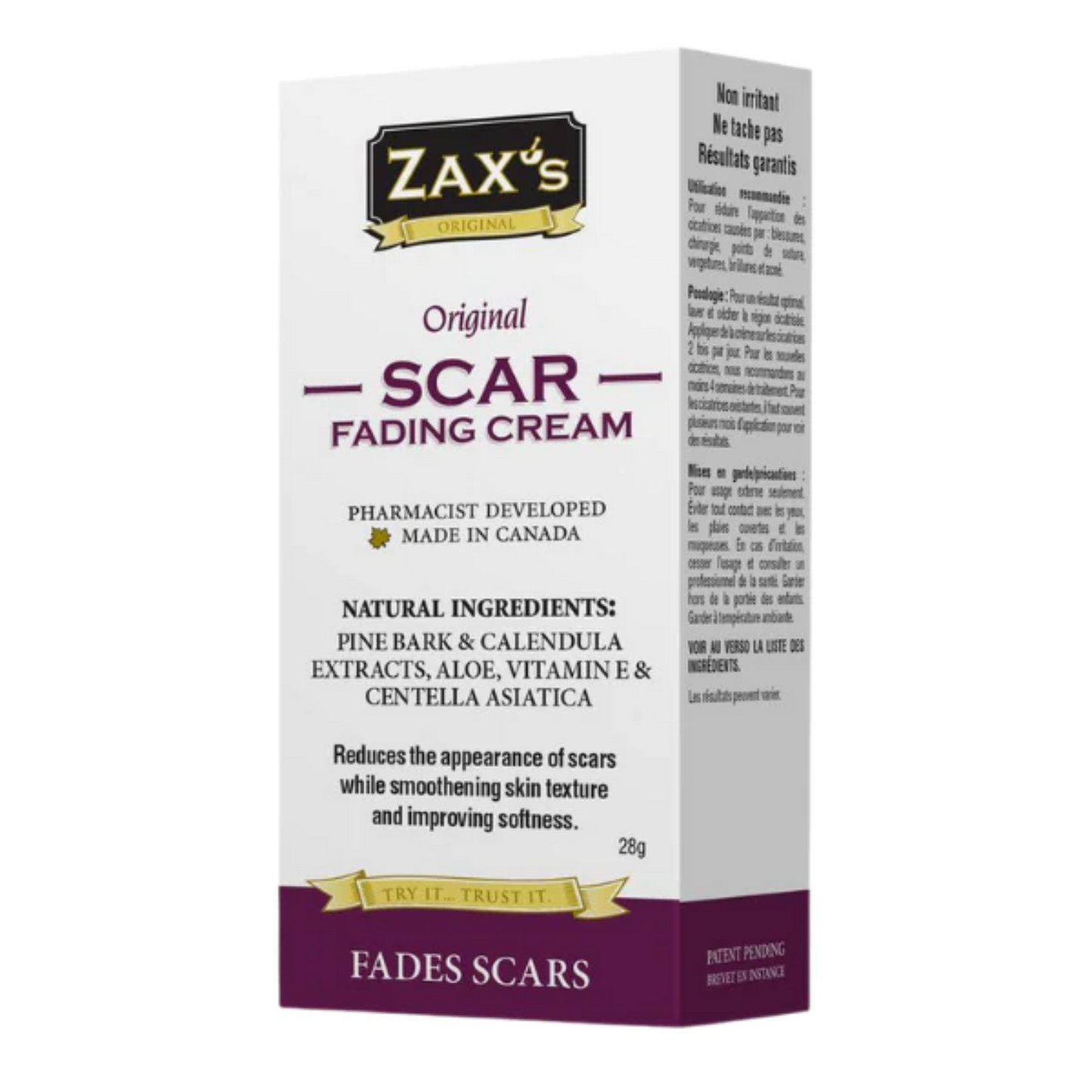 Zax's Original Original Scar Fading Cream 28g