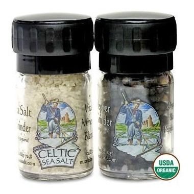 Celtic Salt Grinder Set