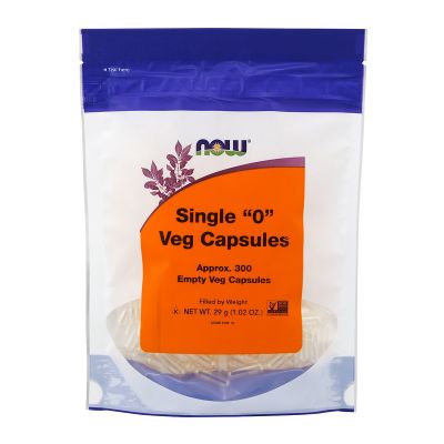 Now Veggie Capsules "0" Veggie Non-Gelatin 300's