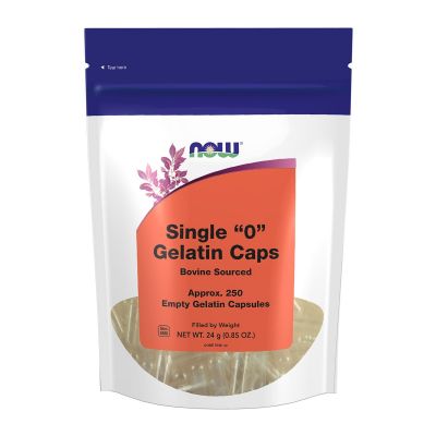 Now Single '0' Gel Capsules 250