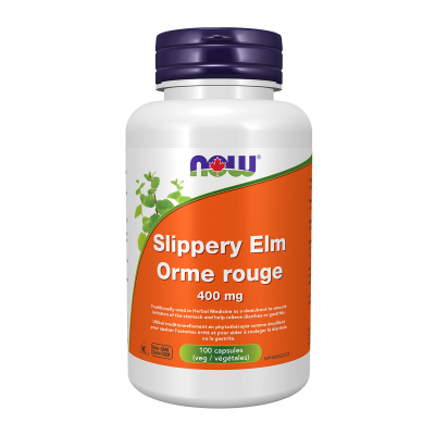 Now Slippery Elm 400mg 100 Capsules