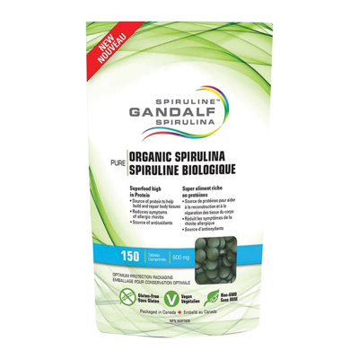Gandalf Spirulina Organic 150 Tablets