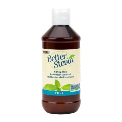Now Better Organic Stevia Liquid Extract Alcohol-Free 237ml
