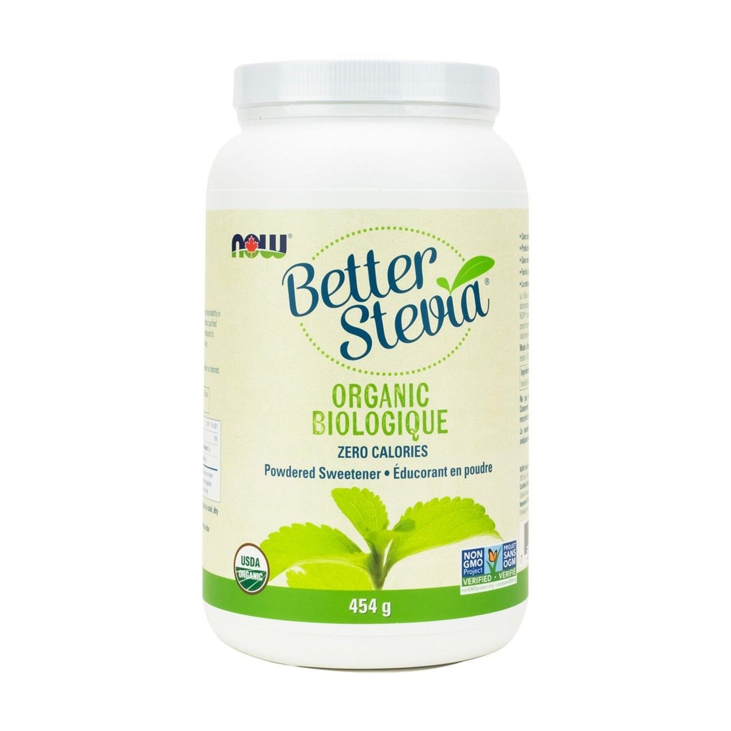 Now Better Stevia Organic Extract Standard 454g