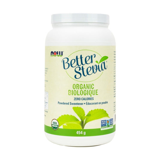 Now Better Stevia Organic Extract Standard 454g