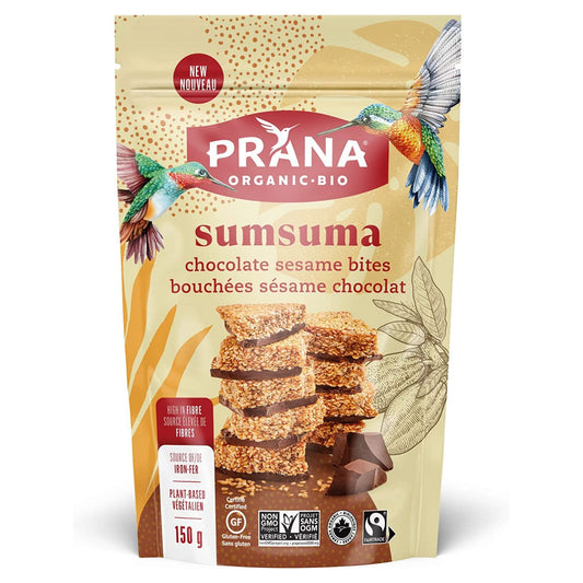 Prana Sumsuma Chocolate Sesame Bites 150G